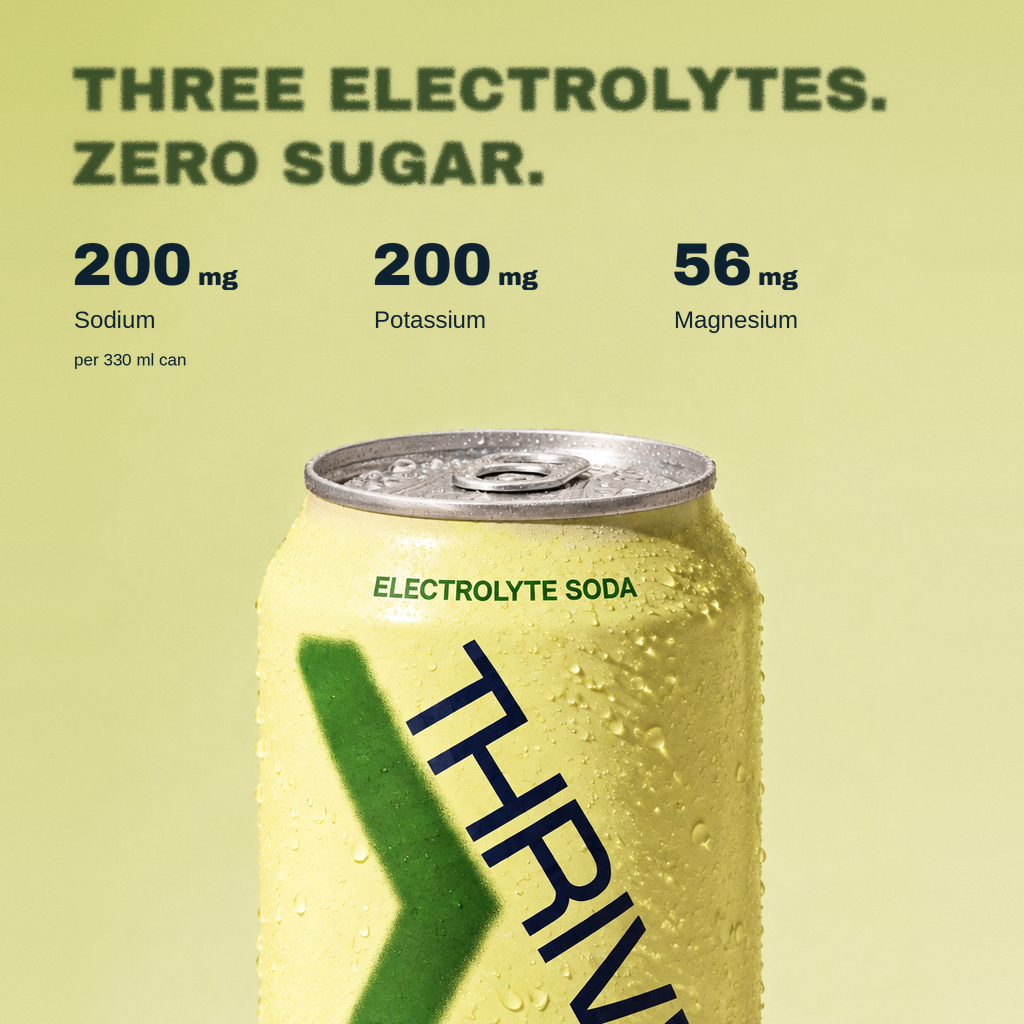 Sicilian Lemon & Basil: electrolyte soda